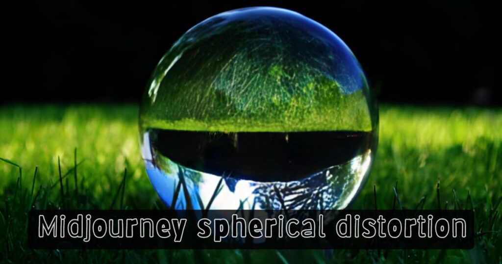 Midjourney spherical distortion