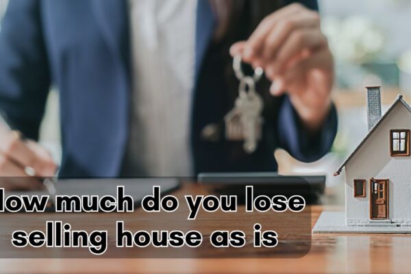 how much do you lose selling house as is