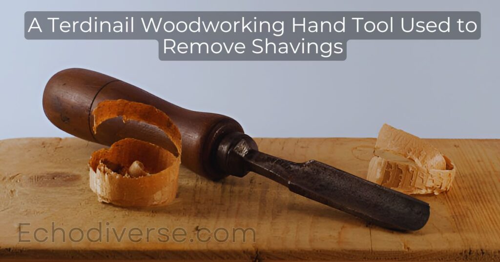 a Terdinail Woodworking Hand Tool Used to Remove Shavings