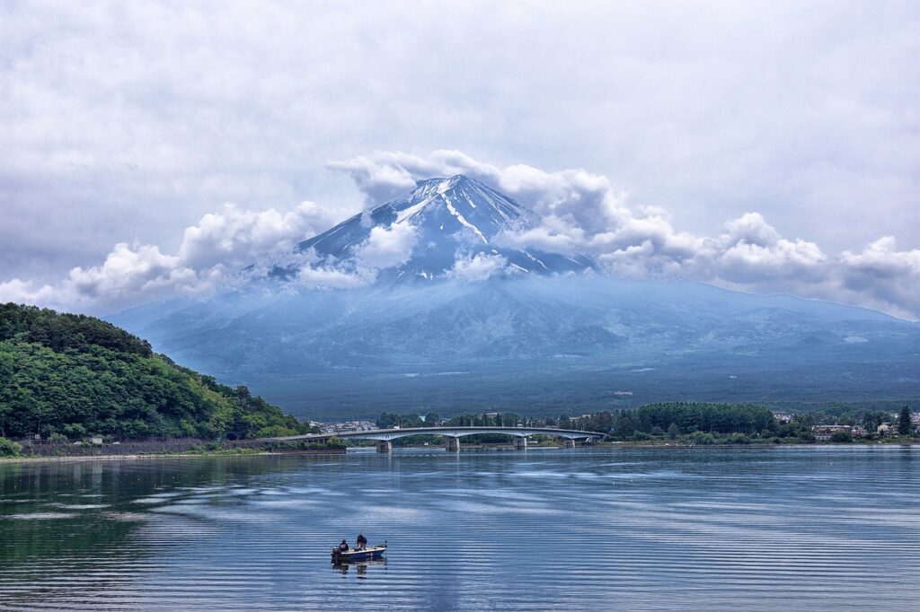 mount fuji ice cave near sucide forest narusawa mura