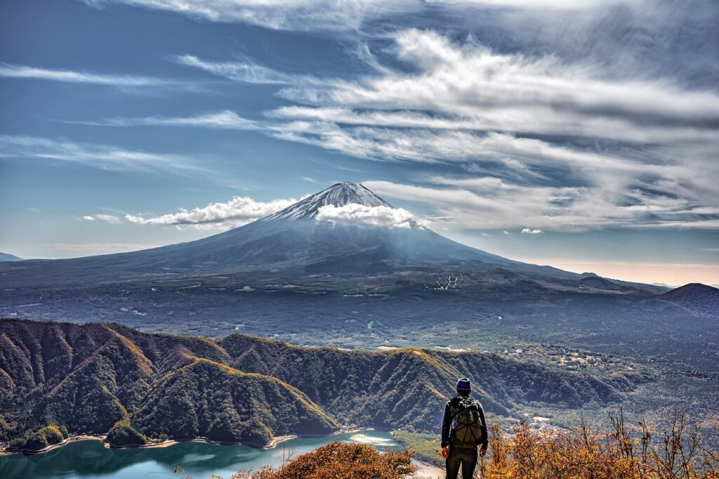 mount fuji ice cave near sucide forest narusawa mura