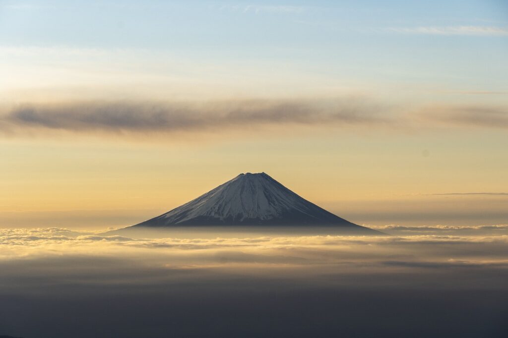 mount fuji ice cave near sucide forest narusawa mura